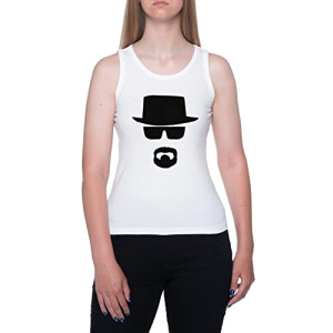 Débardeur Heisenberg - Breaking Bad - blanc femme