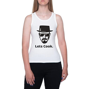 Débardeur Heisenberg - Breaking Bad - blanc femme