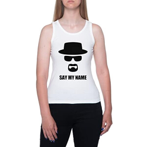 Débardeur Heisenberg - Breaking Bad - blanc femme
