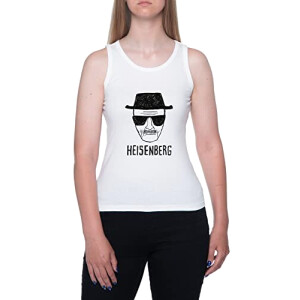 Débardeur Heisenberg - Breaking Bad - blanc femme