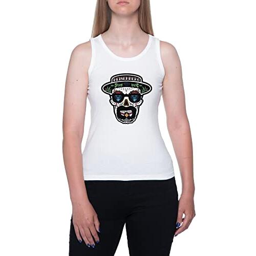 Débardeur Heisenberg - Breaking Bad - blanc femme
