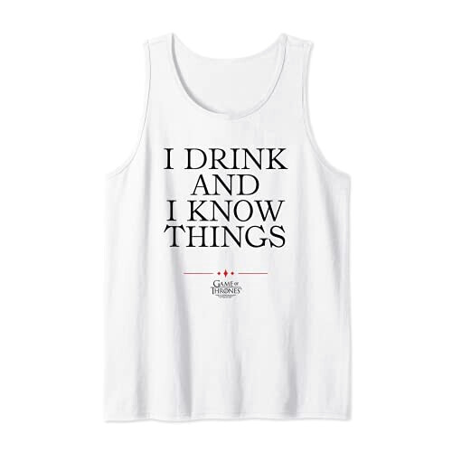 Débardeur Game of Thrones blanc homme/femme