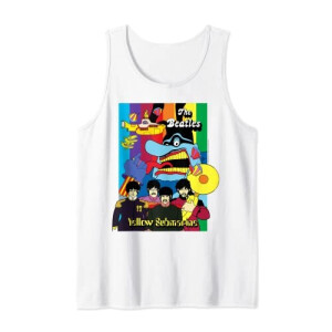 Débardeur The Beatles blanc homme/femme