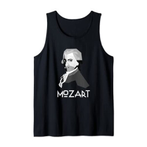 Débardeur Mozart noir homme/femme