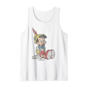 Débardeur Pinocchio bleu homme/femme