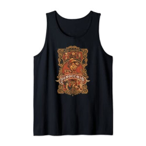 Débardeur Pinocchio noir homme/femme