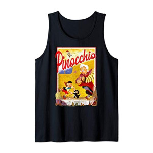 Débardeur Pinocchio noir homme/femme