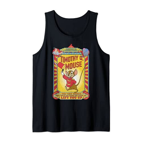 Débardeur Dumbo noir homme/femme