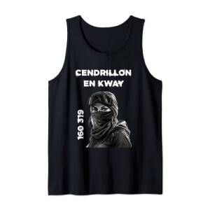 Débardeur Cendrillon noir homme/femme