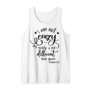 Débardeur Alice au pays des merveilles blanc homme/femme