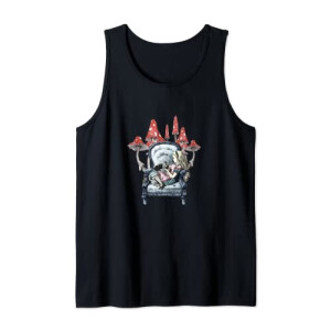 Débardeur Alice au pays des merveilles noir homme/femme