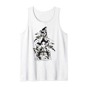 Débardeur Mulan blanc homme/femme