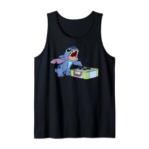 Débardeur Lilo - Stitch - noir homme/femme