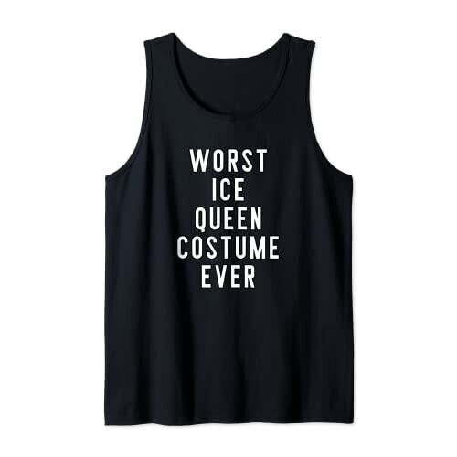 Débardeur La reine des neiges noir homme/femme