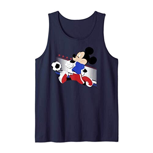 Débardeur Mickey bleu homme/femme