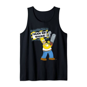 Débardeur Homer Simpson - Simpsons - noir homme/femme