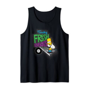 Débardeur Bart Simpson - Simpsons - noir homme/femme
