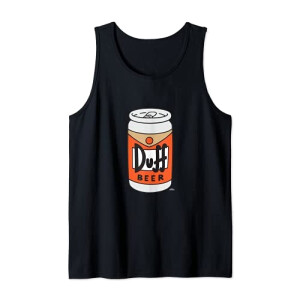 Débardeur Bière Duff - Simpsons - noir homme/femme