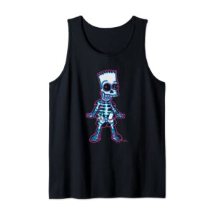 Débardeur Bart Simpson - Simpsons - noir homme/femme