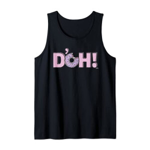 Débardeur Homer Simpson, Donut - Simpsons - noir homme/femme