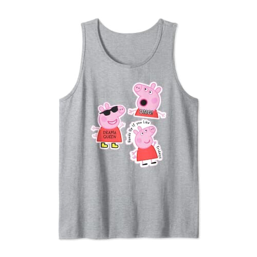 Débardeur Peppa Pig bleu homme/femme
