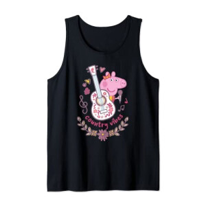 Débardeur Peppa Pig noir homme/femme
