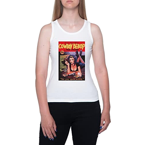Débardeur Cowboy Bebop blanc femme