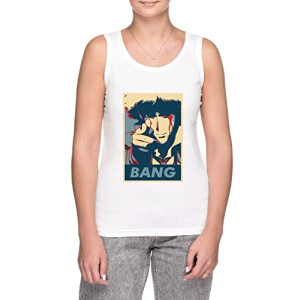 Débardeur Spike Spiegel - Cowboy Bebop - blanc femme