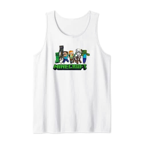 Débardeur Minecraft blanc homme/femme
