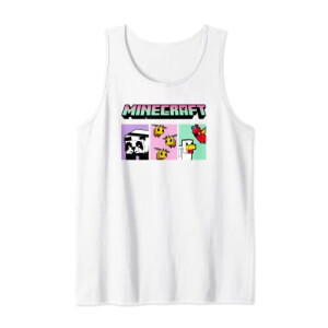 Débardeur Minecraft blanc homme/femme