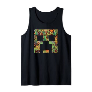 Débardeur Creeper - Minecraft - noir homme/femme