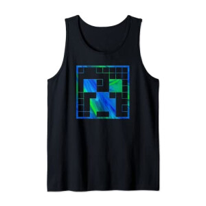 Débardeur Creeper - Minecraft - noir homme/femme
