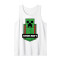 Débardeur Creeper - Minecraft - blanc homme/femme - miniature