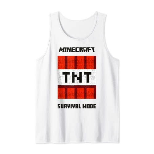 Débardeur TNT - Minecraft - blanc homme/femme