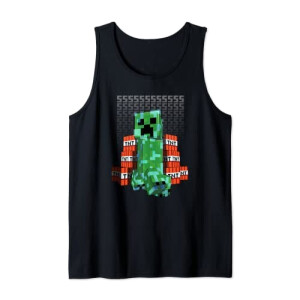 Débardeur Minecraft noir homme/femme