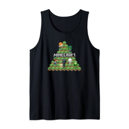 Débardeur Minecraft noir homme/femme