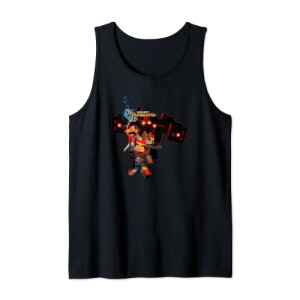 Débardeur Minecraft noir homme/femme