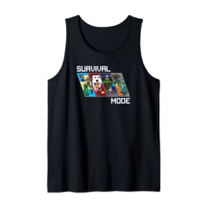 Débardeur Minecraft noir homme/femme