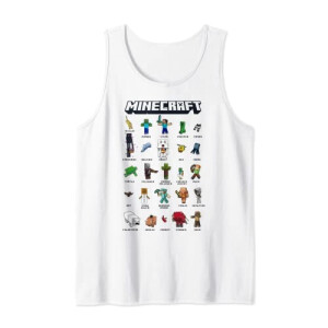 Débardeur Minecraft bleu homme/femme