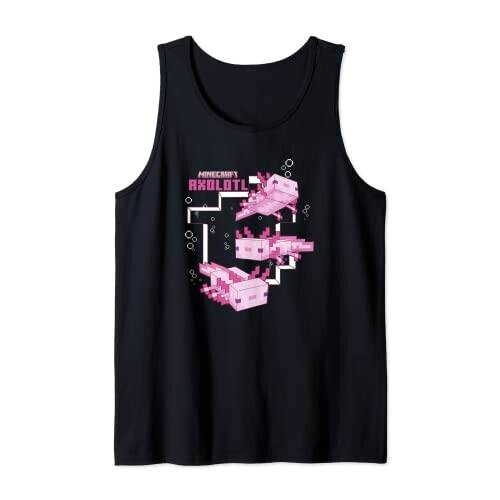 Débardeur Minecraft noir homme/femme