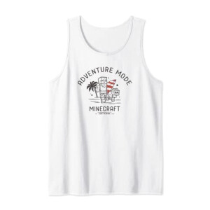 Débardeur Minecraft blanc homme/femme