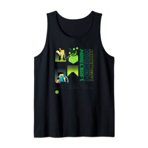 Débardeur Steve - Minecraft - noir homme/femme