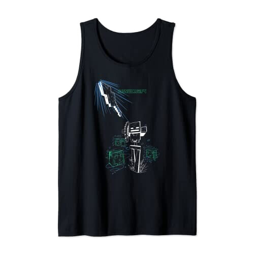 Débardeur Minecraft noir homme/femme