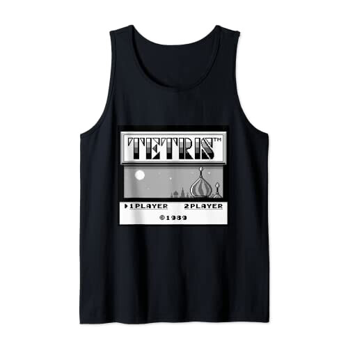 Débardeur Tetris noir homme/femme