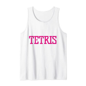 Débardeur Tetris blanc homme/femme