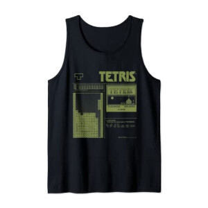 Débardeur Tetris noir homme/femme