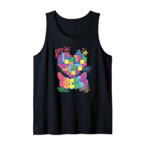 Débardeur Tetris noir homme/femme