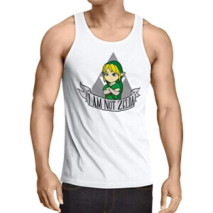 Débardeur Link, Zelda blanc homme