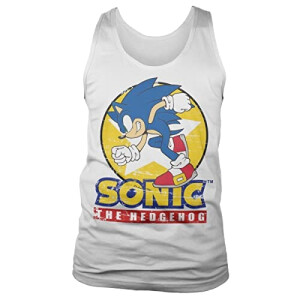Débardeur Sonic blanc homme