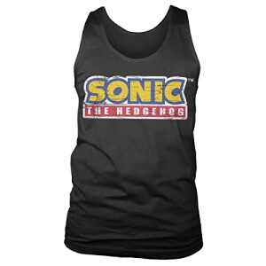 Débardeur Sonic noir homme